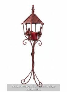 Ornate-Wrought-Iron-Lantern-Style-Candelabra