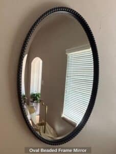 Oval-Beaded-Frame-Mirror