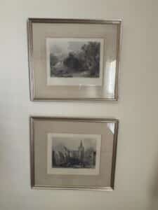 Pair-of-th-Century-Engravings-English-Landscape-and-Architecture