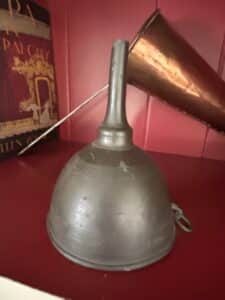 Pewter-Wine-Funnel-with-Hanging-Ring