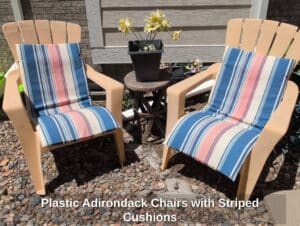 Plastic-Adirondack-Chairs-with-Striped-Cushions