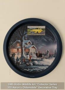 Rodin-Wildlife-Art-Collector-Series-Aarons-Oldsmobile-Decorative-Tray