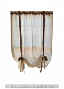 Roman-Shade-with-Leopard-Print-Trim