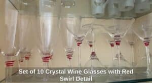 Set-of-Crystal-Wine-Glasses-with-Red-Swirl-Detail