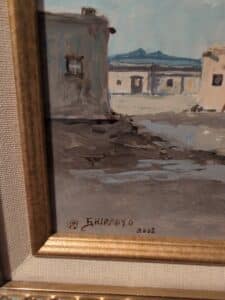 Shirley-Shirpo-Native-American-Village-Painting-second-image