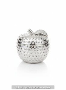 Silver-Apple-Decorative-Box