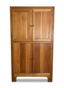 Solid-Wood-Four-Door-Pantry-Cabinet