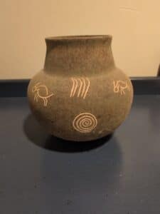 Southwestern-Style-Ceramic-Pot-with-Incised-Designs