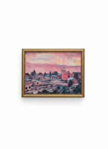 Southwestern-Village-Landscape-Oil-Painting