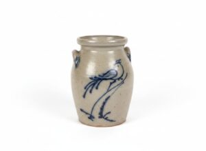 Stoneware-Pitcher-and-Crocks-with-Blue-Decoration-second-image