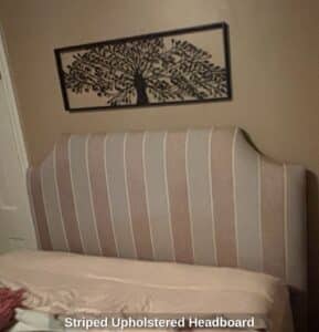 Striped-Upholstered-Headboard