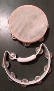 Tambourine-Set-Round-with-Natural-Skin-and-Half-Moon-Plastic