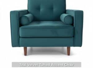 Teal-Velvet-Tufted-Accent-Chair