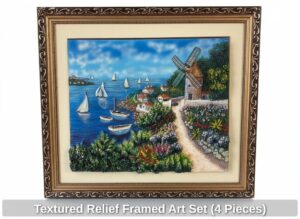 Textured-Relief-Framed-Art-Set-Pieces-third-image