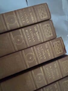 The-Works-of-A.-Conan-Doyle-Leather-Bound-Books