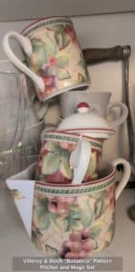Villeroy-Boch-Botanica-Pattern-Pitcher-and-Mugs-Set