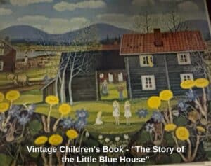 Vintage-Childrens-Book-The-Story-of-the-Little-Blue-House