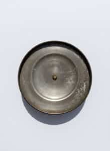 Vintage-Copper-Pot-Lid-with-Brass-Handle-second-image