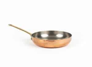 Vintage-Copper-Saucepan-with-Brass-Handle-Paul-Revere-Ware-second-image