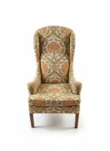 Vintage-Floral-Damask-Wingback-Armchair
