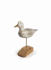 Vintage-Hand-Carved-Wooden-Seagull-Decoy