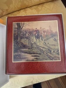 Vintage-Hunting-Scene-Lithograph-Print-in-Decorative-Box-by-E.G.-Hester