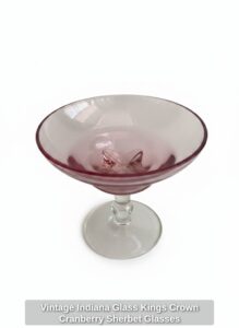 Vintage-Indiana-Glass-Kings-Crown-Cranberry-Sherbet-Glasses