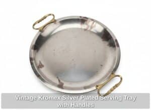 Vintage-Kromex-Silver-Plated-Serving-Tray-with-Handles