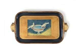 Vintage-Mosaic-Tray-with-Doves