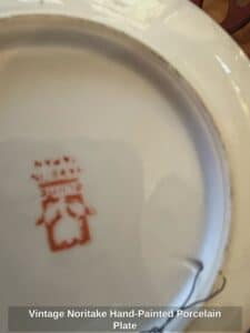 Vintage-Noritake-Hand-Painted-Porcelain-Plate