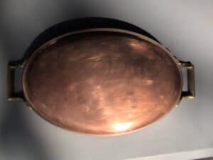 Vintage-Oval-Copper-Roasting-Pan-with-Brass-Handles-fourth-image