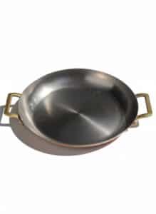 Vintage-Paul-Revere-Copper-Saut-Pan-with-Brass-Handles-fourth-image