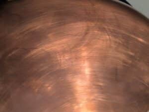 Vintage-Paul-Revere-Copper-Saut-Pan-with-Brass-Handles-third-image