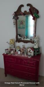 Vintage-Red-French-Provincial-Dresser-with-Mirror