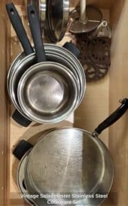 Vintage-Saladmaster-Stainless-Steel-Cookware-Set