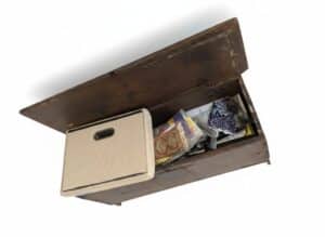 Vintage-Steamer-Trunk-with-Metal-Accents