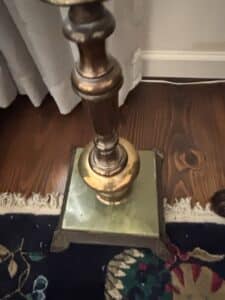 Vintage-Stiffel-Brass-and-Marble-Table-Lamp-Base