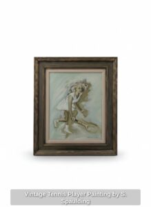 Vintage-Tennis-Player-Painting-by-S.-Spaulding