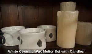 White-Ceramic-Wax-Melter-Set-with-Candles