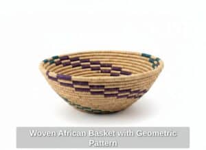 Woven-African-Basket-with-Geometric-Pattern