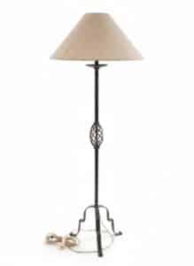 Wrought-Iron-Floor-Lamp-with-Twisted-Cage-Accent-and-Multi-Legged-Base
