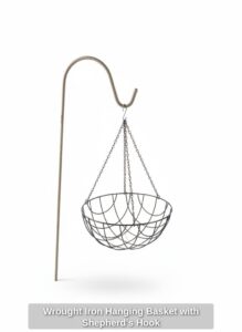 Wrought-Iron-Hanging-Basket-with-Shepherds-Hook