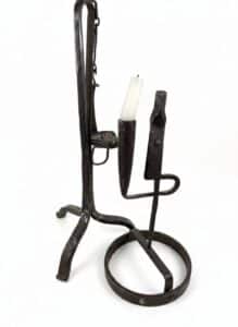 Wrought-Iron-Rushlight-Holder