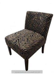 Zebra-Print-Accent-Chair