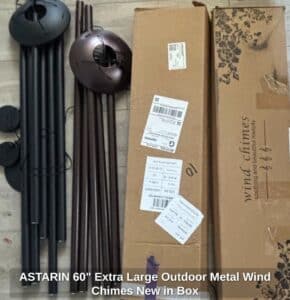 ASTARIN-Extra-Large-Outdoor-Metal-Wind-Chimes-New-in-Box