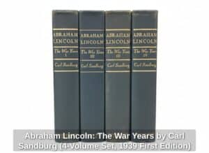 Abraham-Lincoln-The-War-Years-by-Carl-Sandburg-Volume-Set-First-Edition