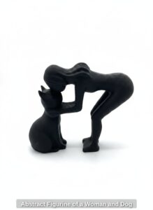 Abstract-Figurine-of-a-Woman-and-Dog