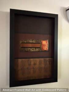 Abstract-Framed-Wall-Art-with-Embossed-Pattern