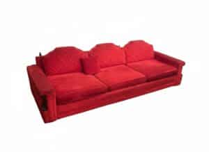 Adrian-Pearsall-Style-Red-Velvet-Sofa