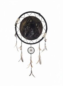 Al-Agnew-Dreams-of-the-Spirit-Wolf-Art-Collector-Plate-Dreamcatcher